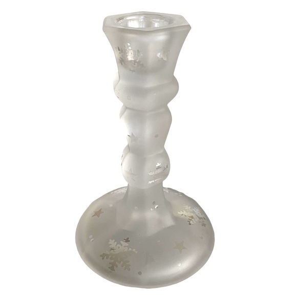 RETIRED! PartyLite❄️Starry Nights Taper Holder (P7876) - Set of 2 - Picture 1 of 8